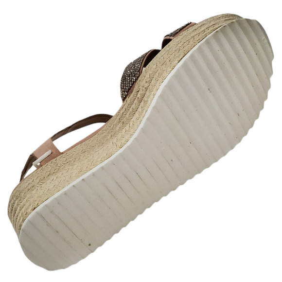 Material Girl Women's Brinny Espadrilles Sandals 10M Pink - Picture 4 of 6